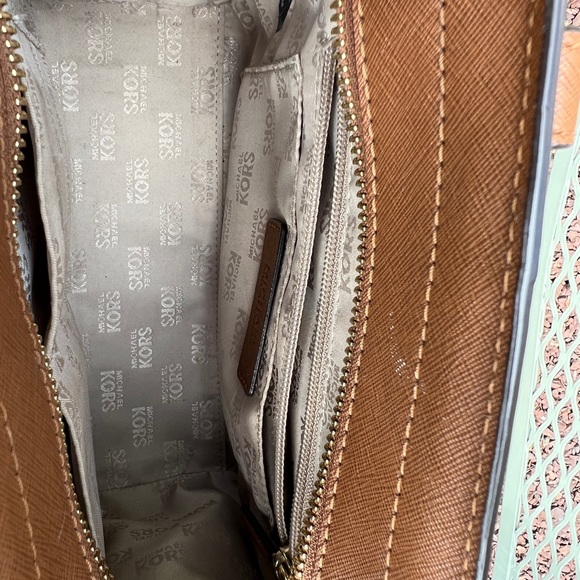 Michael Kors Cognac Purse - Picture 2 of 3